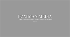 Desktop Screenshot of boatmanmedia.com